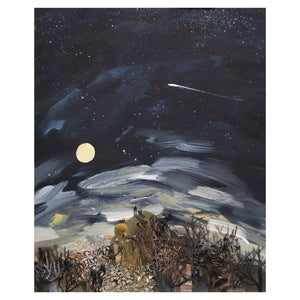Moody Landscape catherine holtzhausen Paper Collage Art